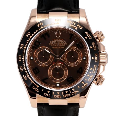 rolex daytona rose gold leather|Rolex daytona rose gold men.